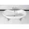 Aqua Eden Clawfoot Bathtubs, 71.63 L, 29.75 W, White/Brushed Nickel, Cast Iron VCT7DS7231NL8 - alternate 3